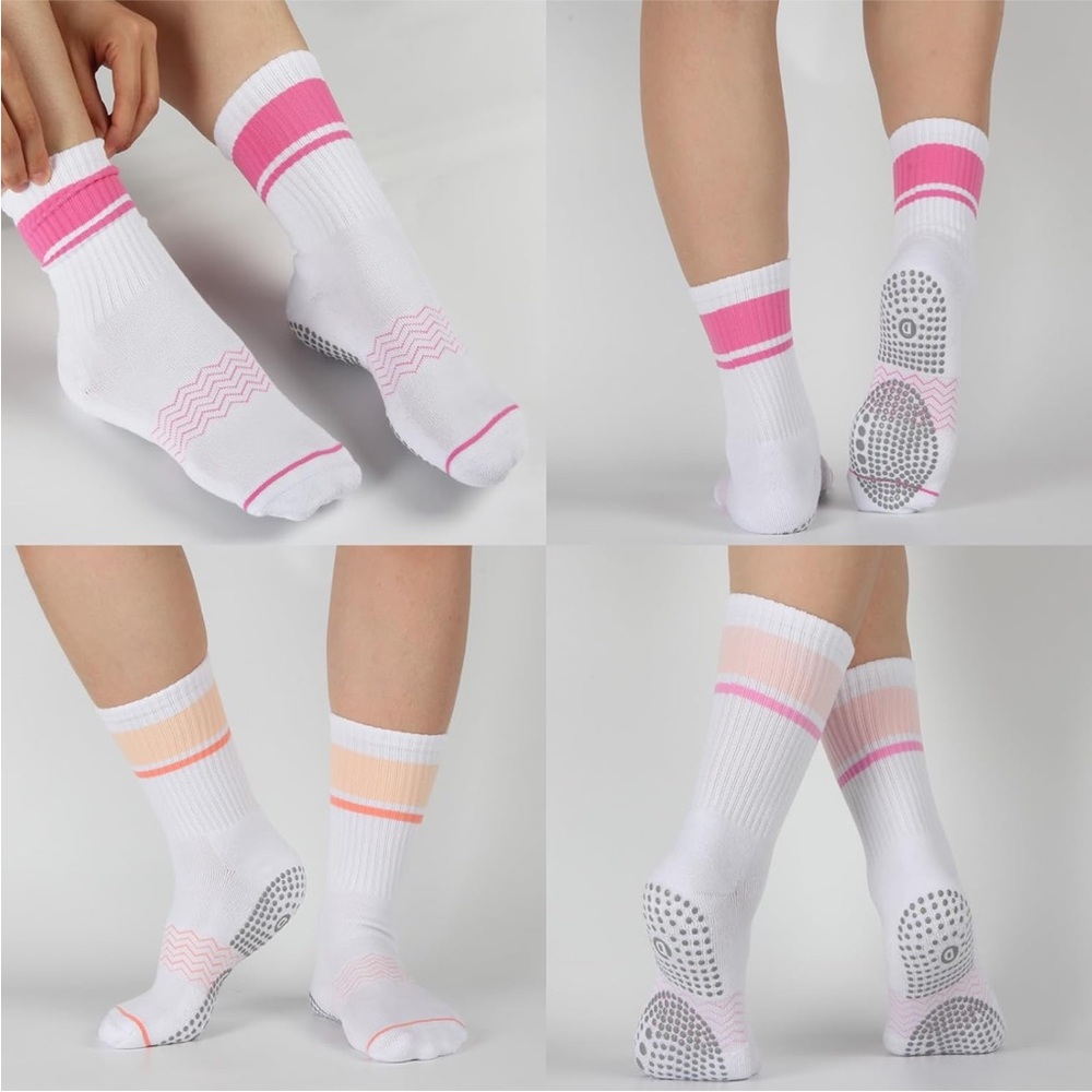 NEW Women’s Pilates Socks Set of 3